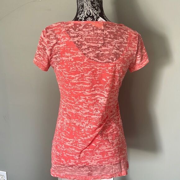 Ruby Rd. Pink/Silver short sleeve top - Picture 2 of 4
